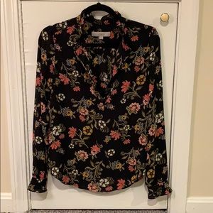 Black Pattern Blouse